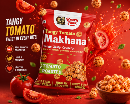 Roasted Tomato Flavoured Makhana Snack