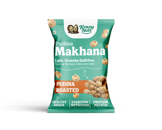 Krazy Nuts Roasted and Flavoured | Pudina Makhana