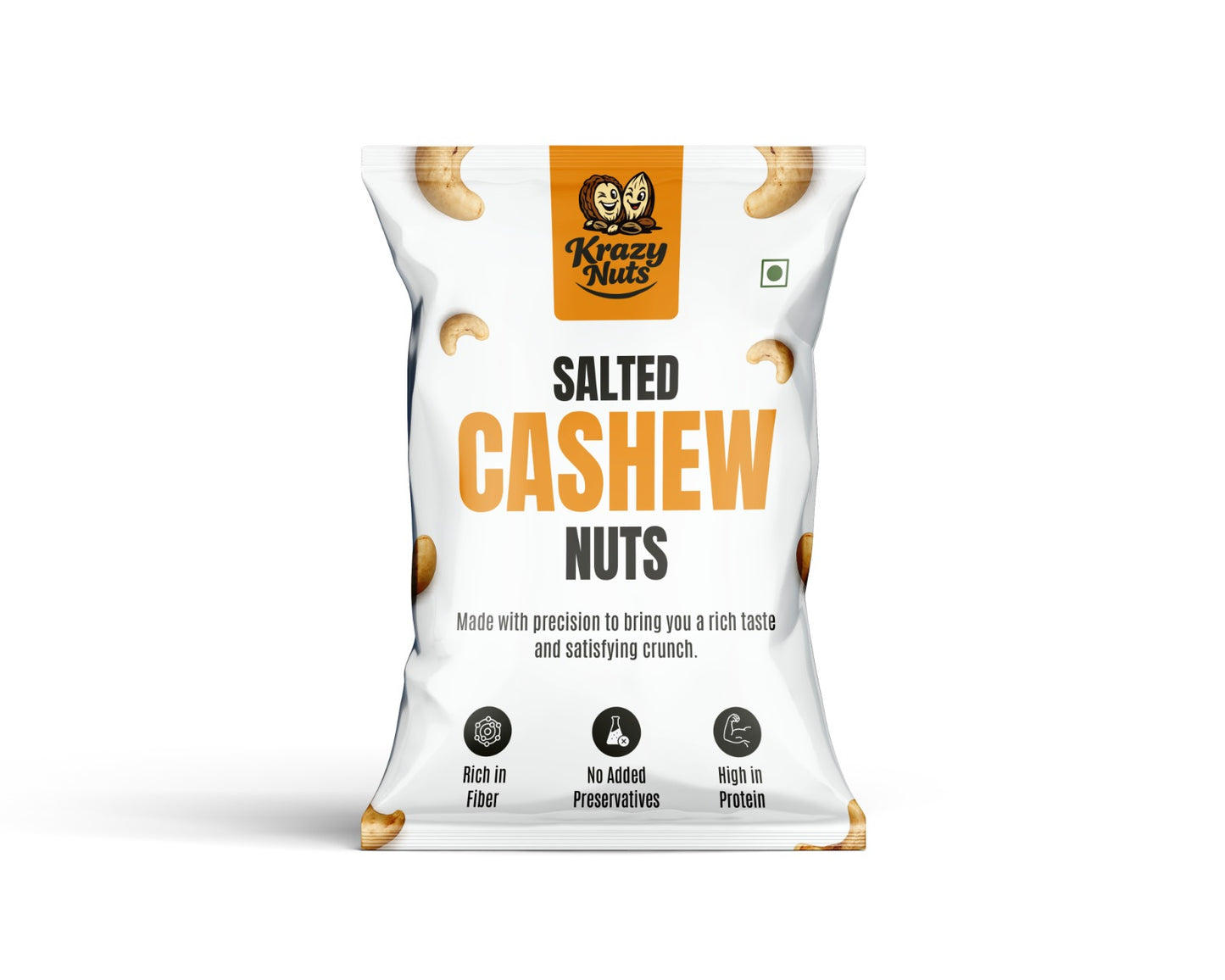 Krazynutts Premium Salted Roasted Cashew Nuts